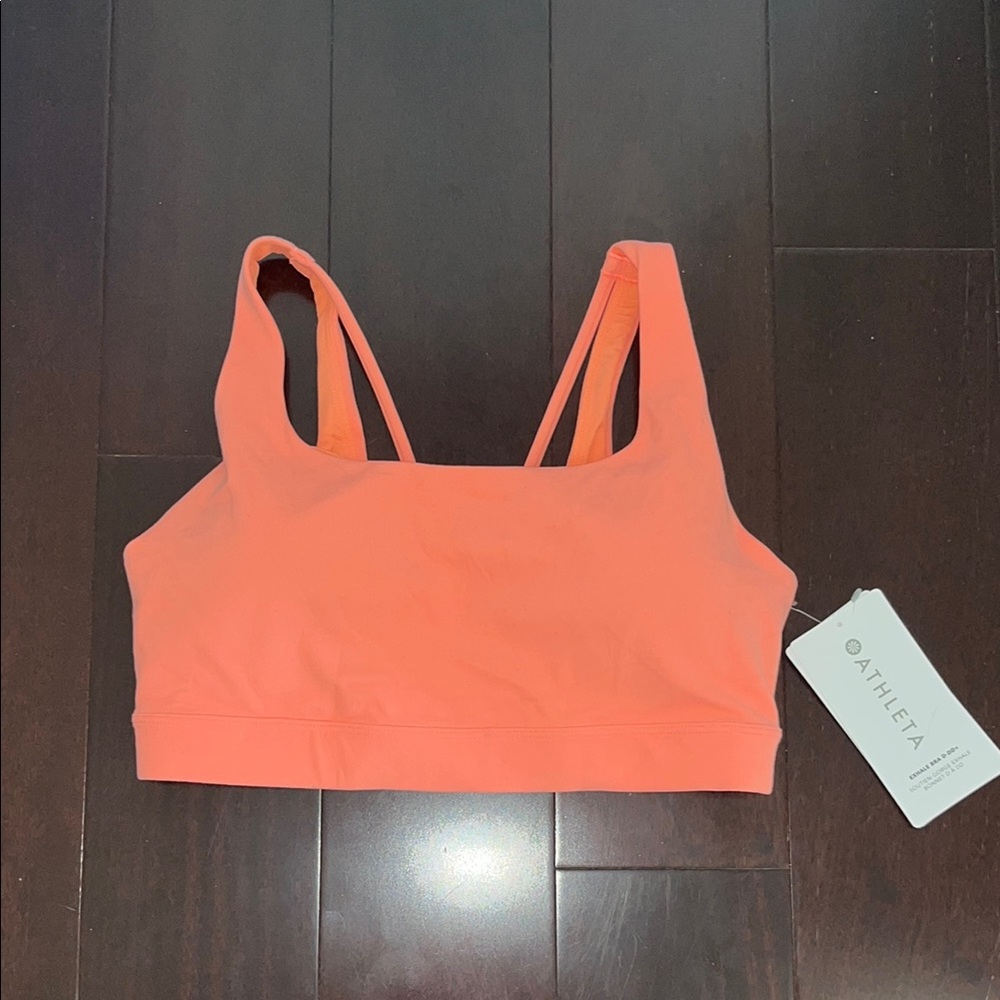 Athleta Women's Orange Sports Bra